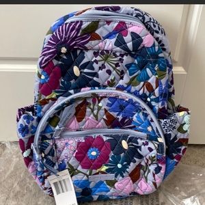 Vera Bradley essential compact back backpack in bengal lily